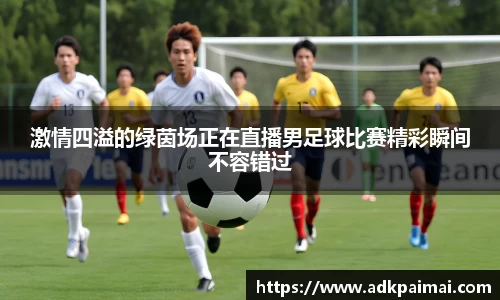 激情四溢的绿茵场正在直播男足球比赛精彩瞬间不容错过